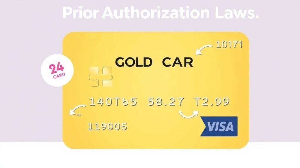 Practical checklist visual for gold Card Prior Authorization Laws