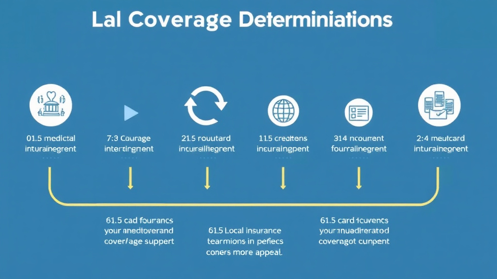 Process flow illustration for putting local Coverage Determinations Explained into action