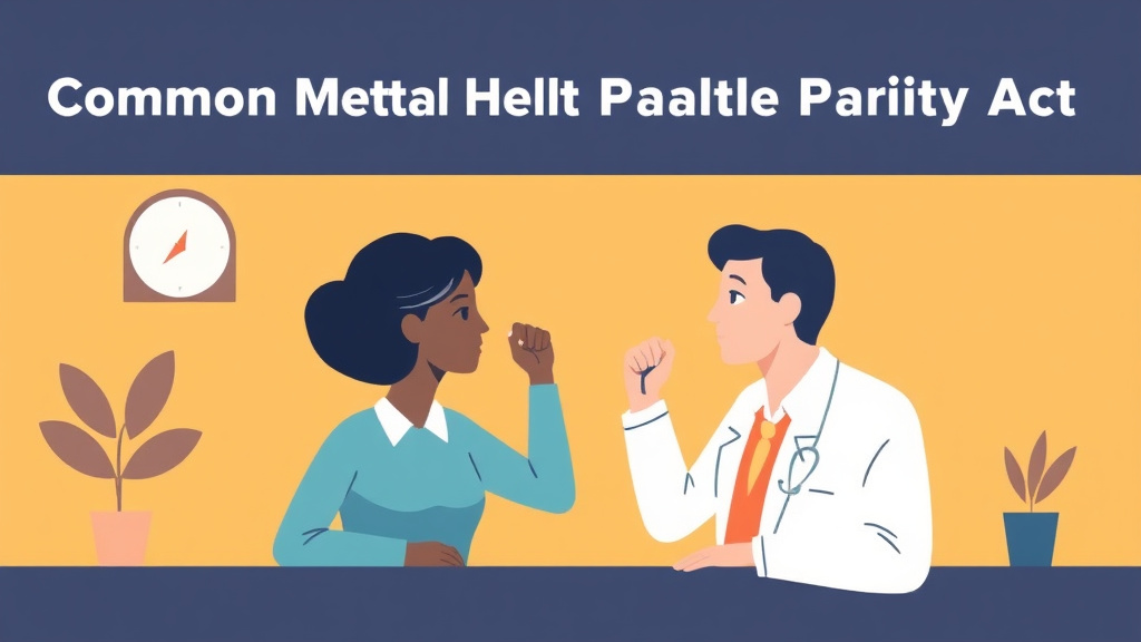 Illustration breaking down the fundamentals of common Mental Health Parity Act Violations