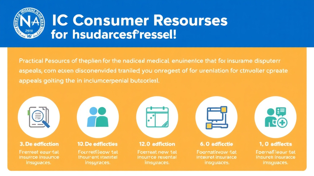 Action-oriented illustration showing how to apply NAIC Consumer Resources for Insurance Disputes