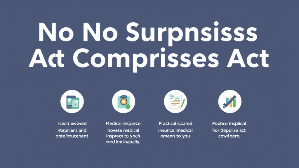 Practical checklist visual for filing a No Surprises Act Complaint