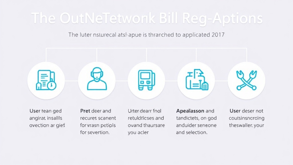 Process flow illustration for putting out-of-Network Billing Regulations into action