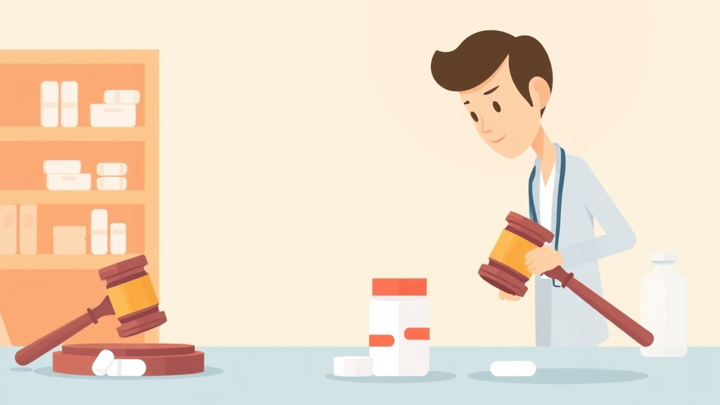 Conceptual diagram showing how prescription Drug Coverage Laws works in practice
