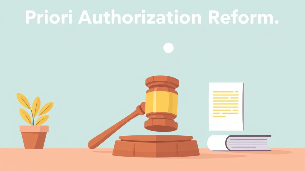 Educational graphic covering the essentials of prior Authorization Reform Laws