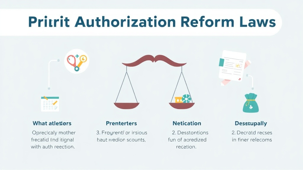 Step-by-step visual guide for implementing prior Authorization Reform Laws