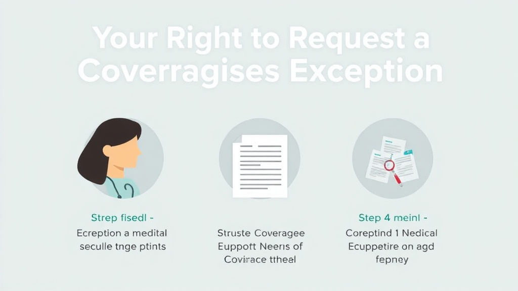 Step-by-step visual guide for implementing your Right to Request a Coverage Exception