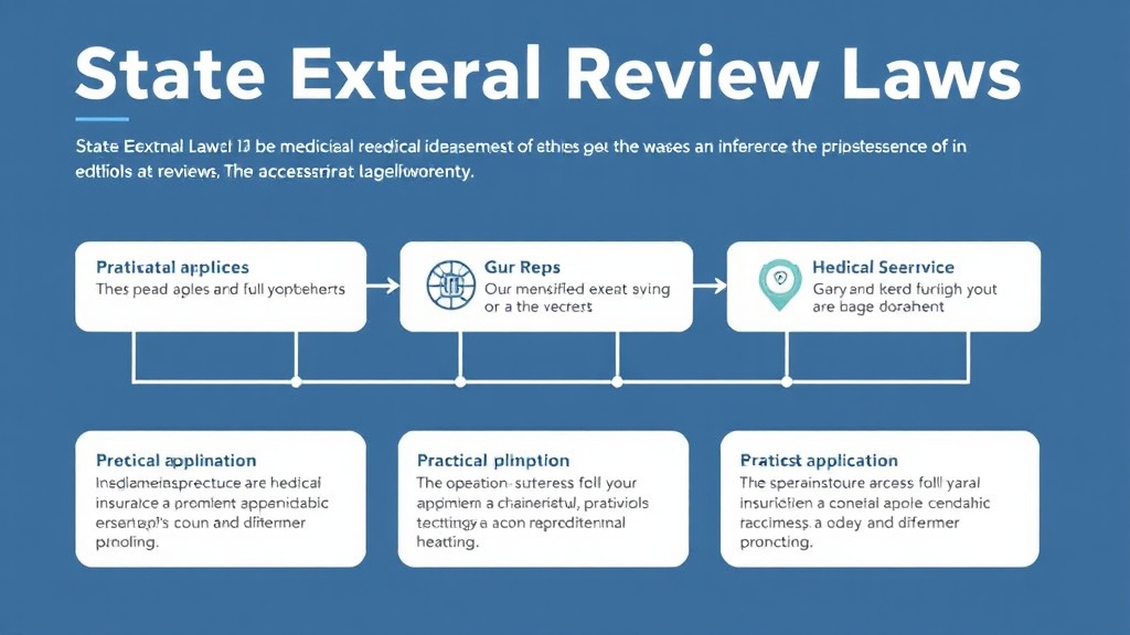 Step-by-step visual guide for implementing state External Review Laws by State
