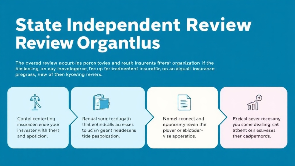 Real-world application diagram for state Independent Review Organizations (IROs)