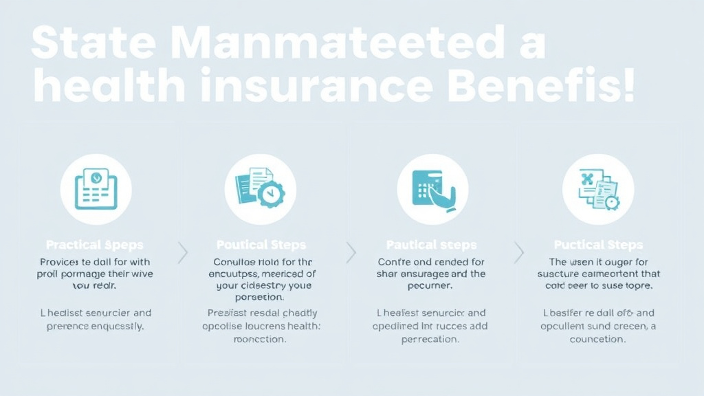 Practical workflow diagram for state Mandated Health Insurance Benefits