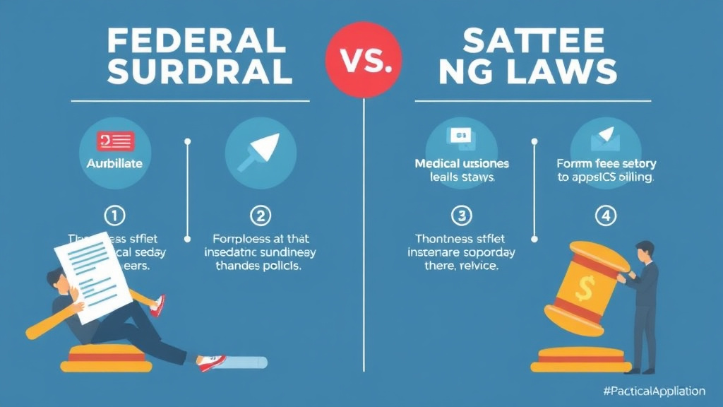 Process flow illustration for putting federal vs. State Surprise Billing Laws into action