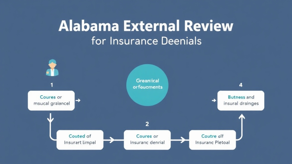 Practical workflow diagram for alabama External Review Process for Insurance Denials