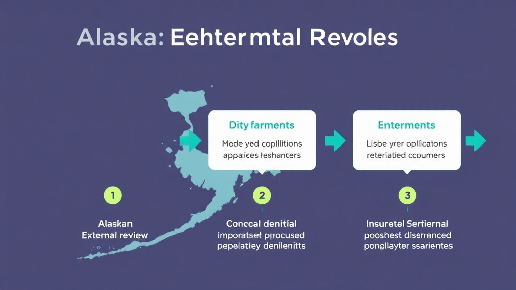 Action-oriented illustration showing how to apply alaska External Review Process for Insurance Denials