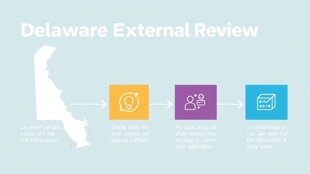 Step-by-step visual guide for implementing delaware External Review Process for Insurance Denials