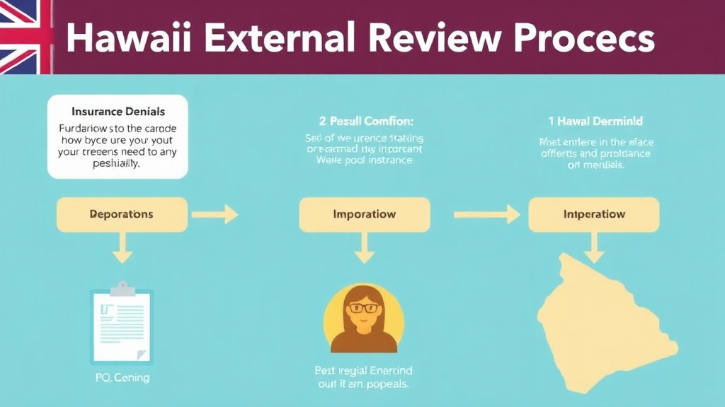 Practical workflow diagram for hawaii External Review Process for Insurance Denials