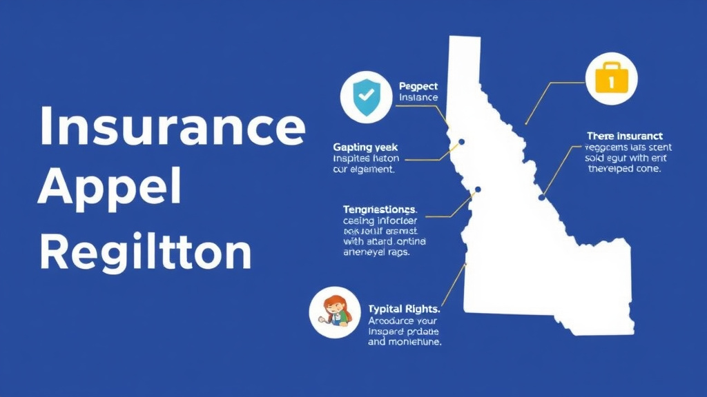 Process flow illustration for putting idaho Insurance Appeal Rights and Regulations into action