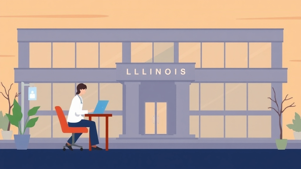A professional illustration depicting illinois Insurance Appeal Rights and Regulations