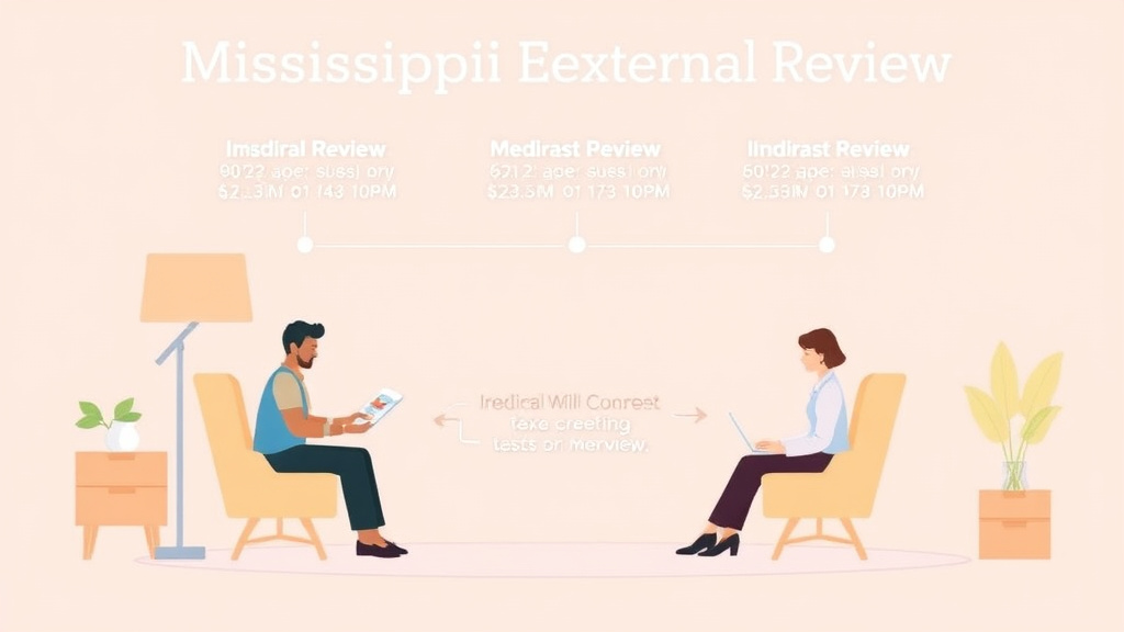 Detailed visual representation of mississippi External Review Process for Insurance Denials