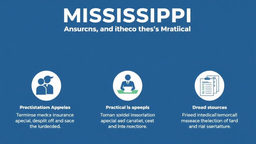 Practical checklist visual for mississippi Insurance Appeal Rights and Regulations