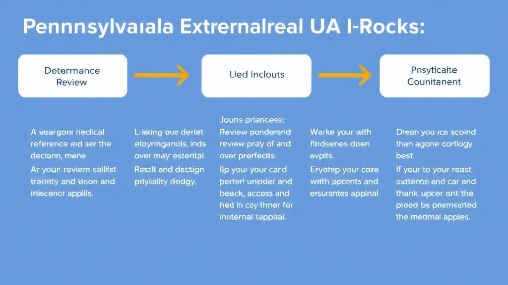 Step-by-step visual guide for implementing pennsylvania External Review Process for Insurance Denials