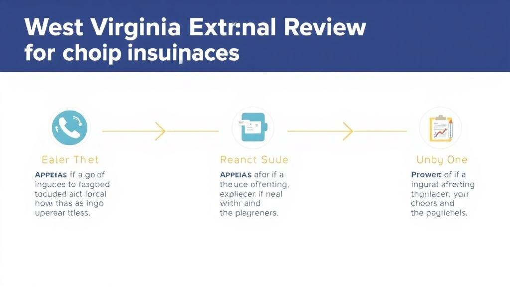 Action-oriented illustration showing how to apply west Virginia External Review Process for Insurance Denials