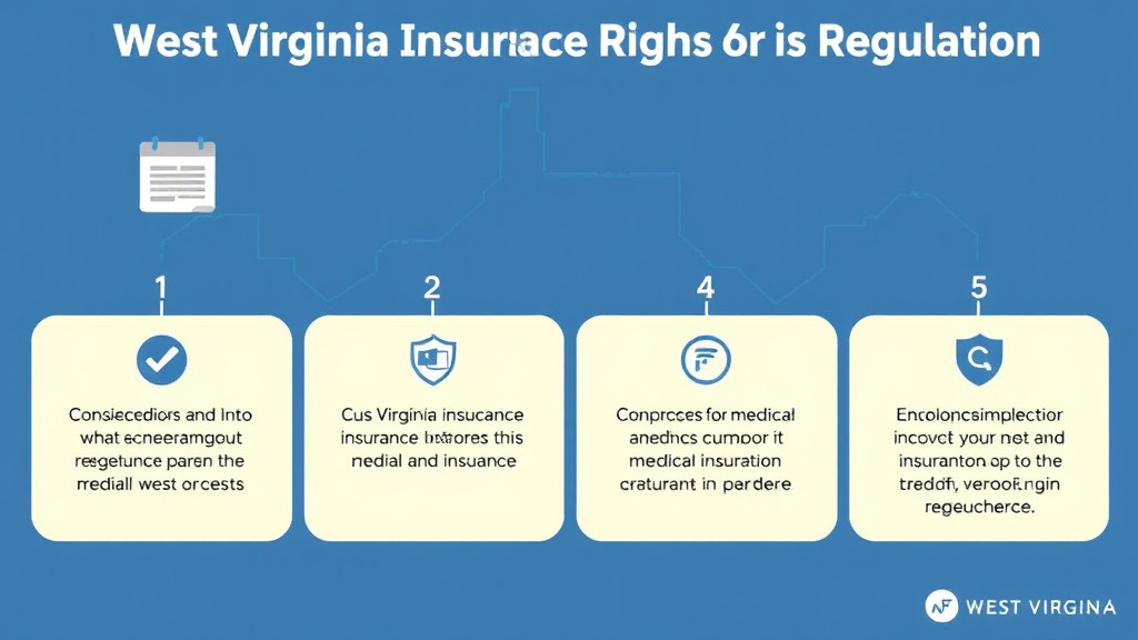 Process flow illustration for putting west Virginia Insurance Appeal Rights and Regulations into action