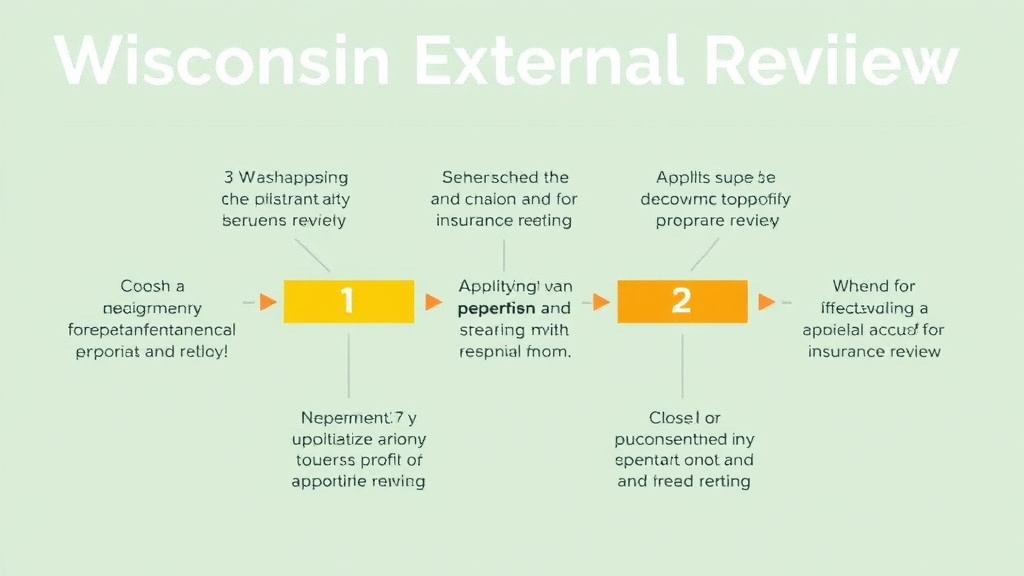 Action-oriented illustration showing how to apply wisconsin External Review Process for Insurance Denials